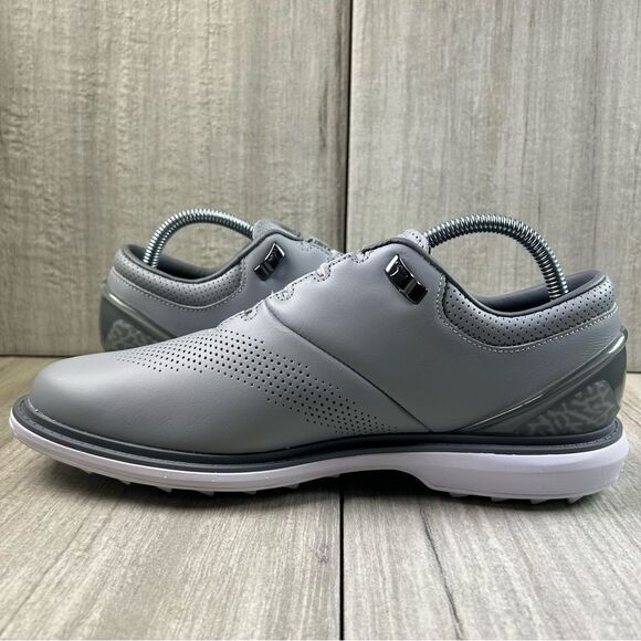 NEW Jordan ADG 4 Golf Wolf Grey Athletic Sneaker Cleats dm0103-010 Men’s Size 8 main image 4
